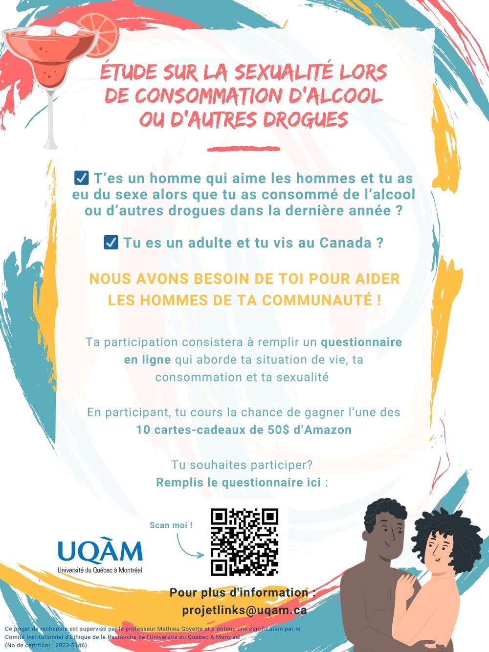 Affiche de recrutement du projet Link SU-Sex